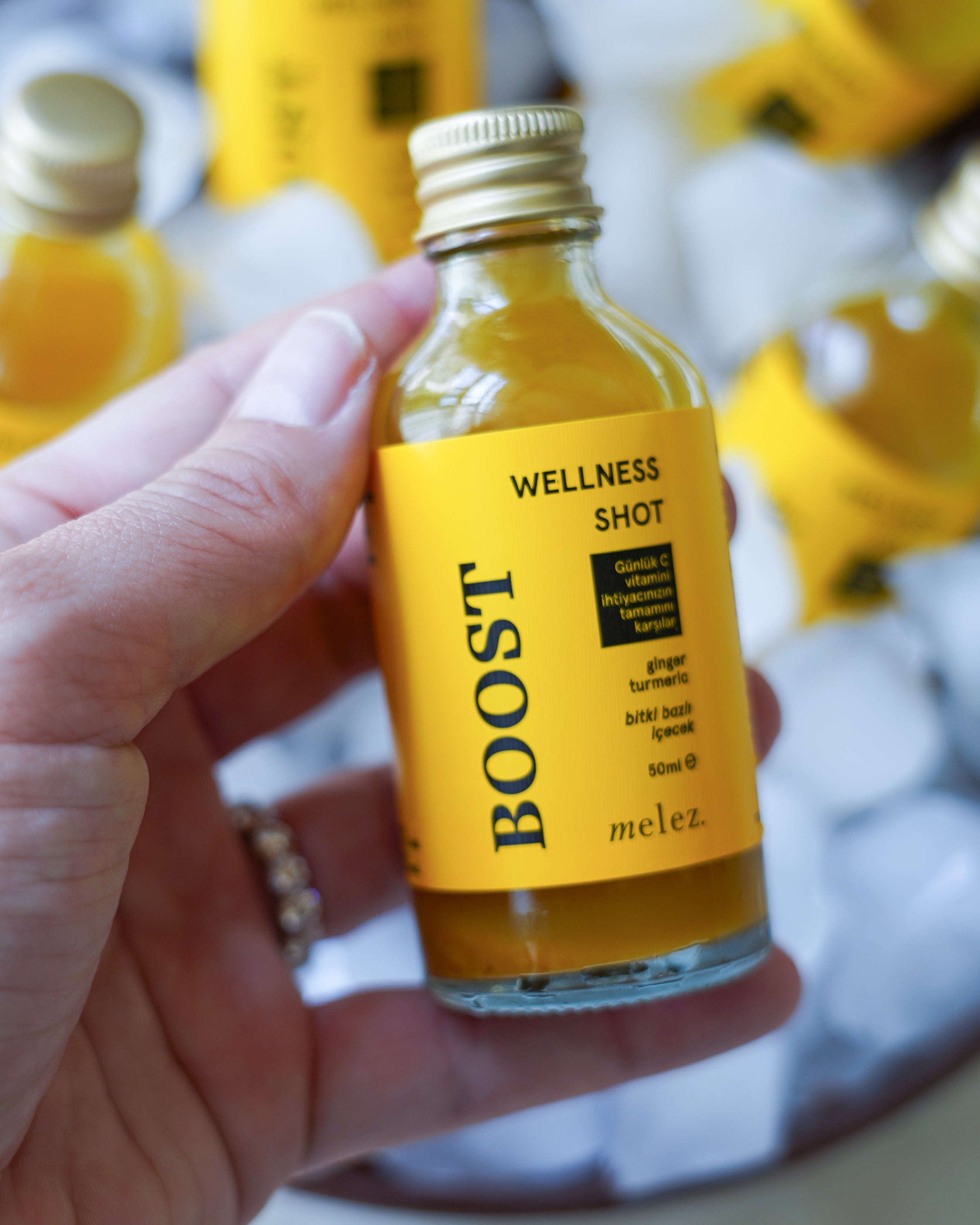 BOOST SHOT 12 Unit Pack | Ginger & Turmeric Wellness Shot