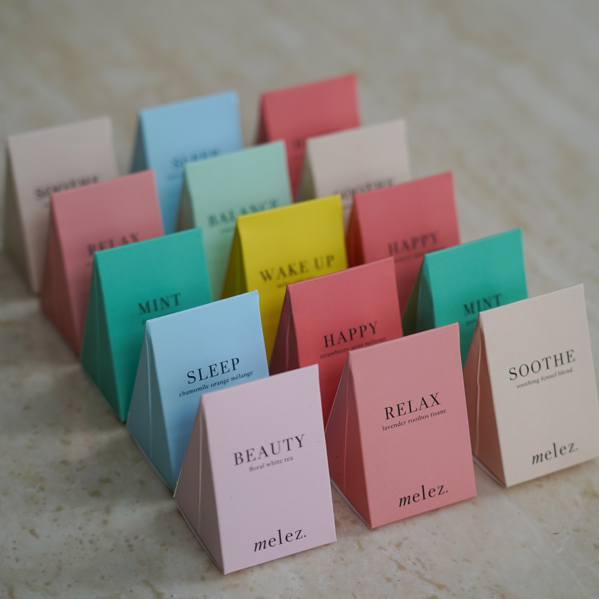 PYRAMID TEA BAG BOX - BESTSELLERS