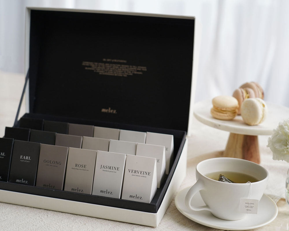 PYRAMID TEA BAG BOX - ROYAL COLLECTION
