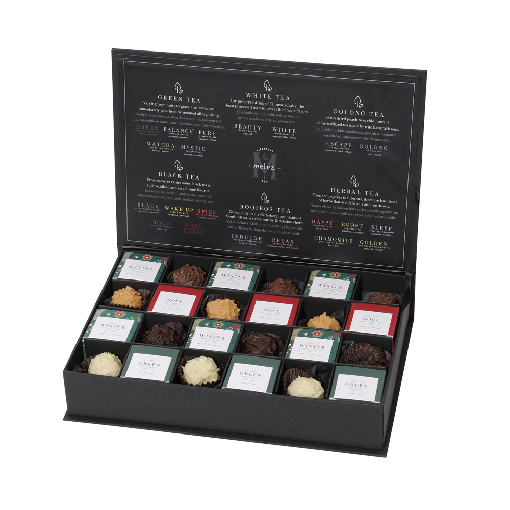 Chocolate & Tea 24 Piece Gift Box