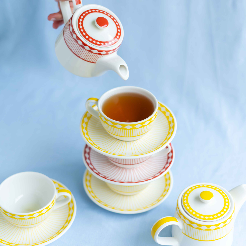 Afternoon Tea Cup & Saucer – Sunrise