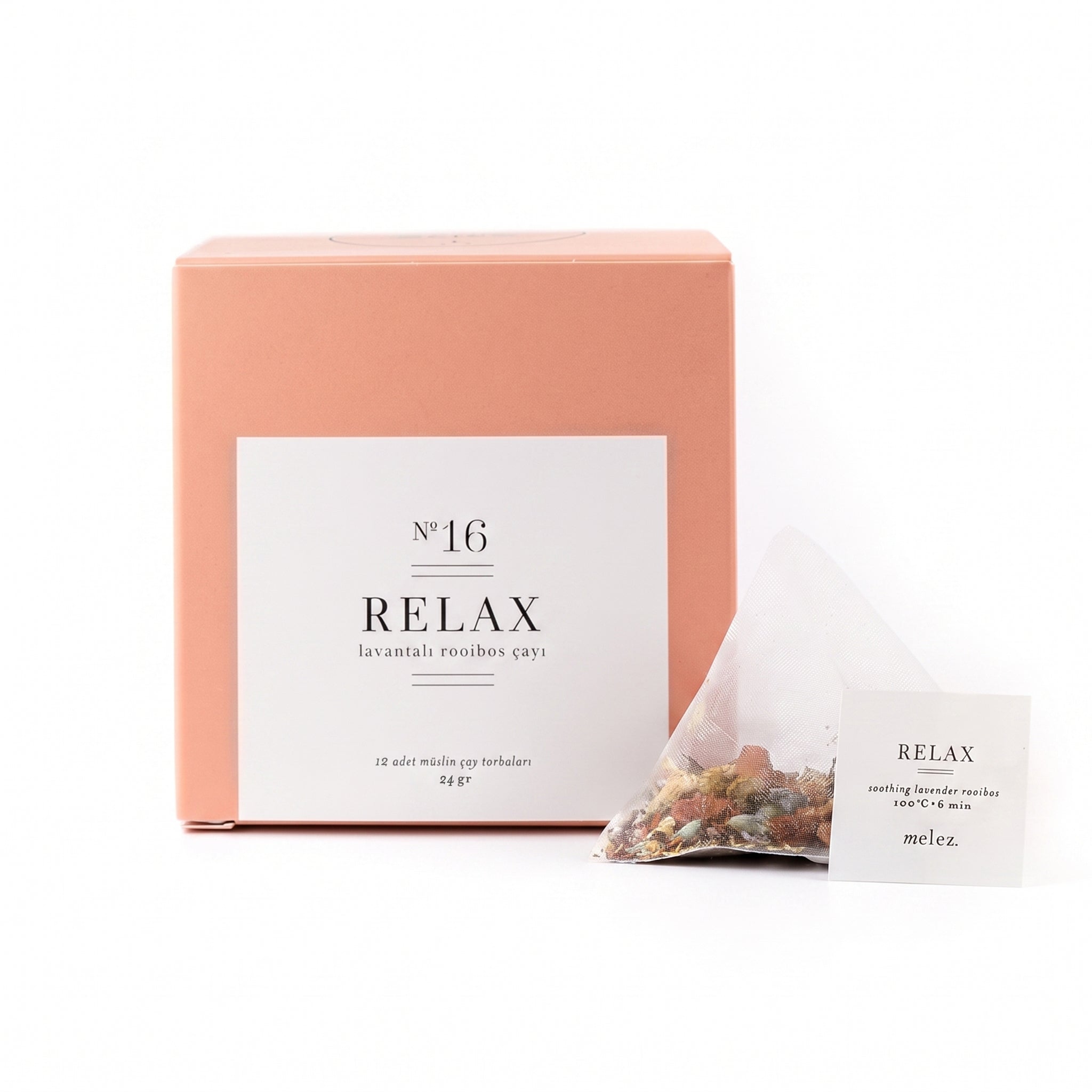 RELAX 12'Lİ ÇAY POŞETİ KUTUSU - LAVANTALI ROOIBOS