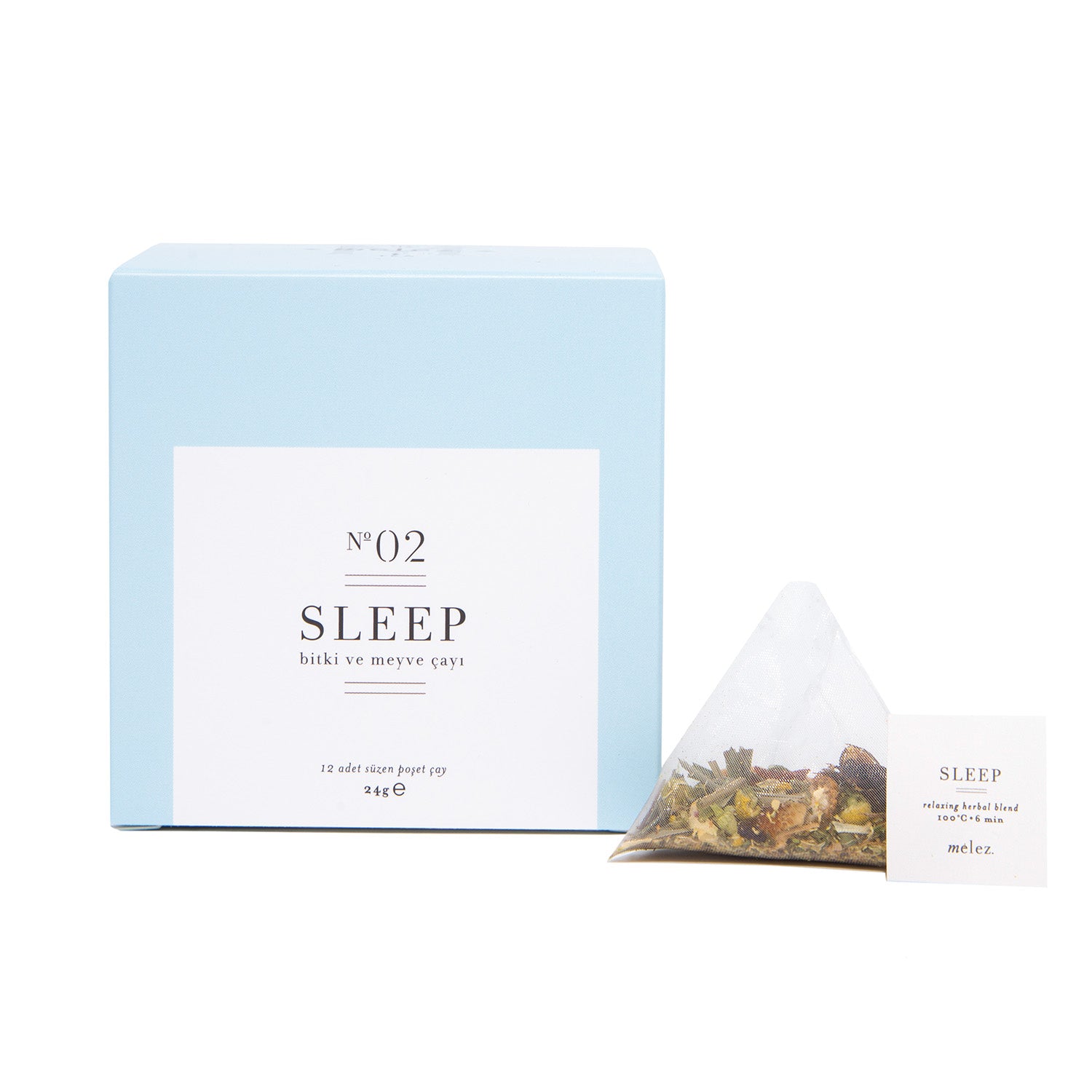 SLEEP 12'Lİ ÇAY POŞETİ KUTUSU - RAHATLATICI BİTKİ ÇAYI