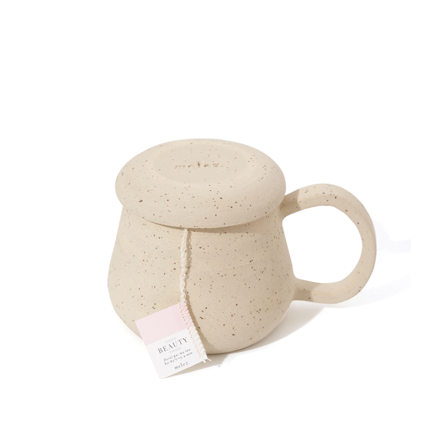 Stoneware Mug with Lid