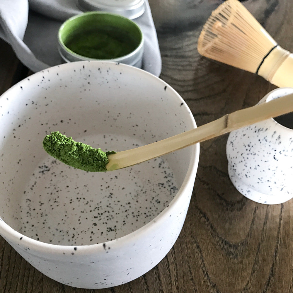 Matcha Kase (Chawan) - Beyaz-Melez Tea