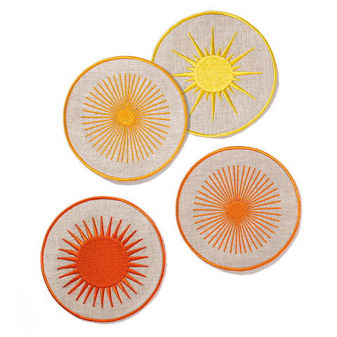 4lü Sunset Bardak Altlığı Seti-Melez Tea