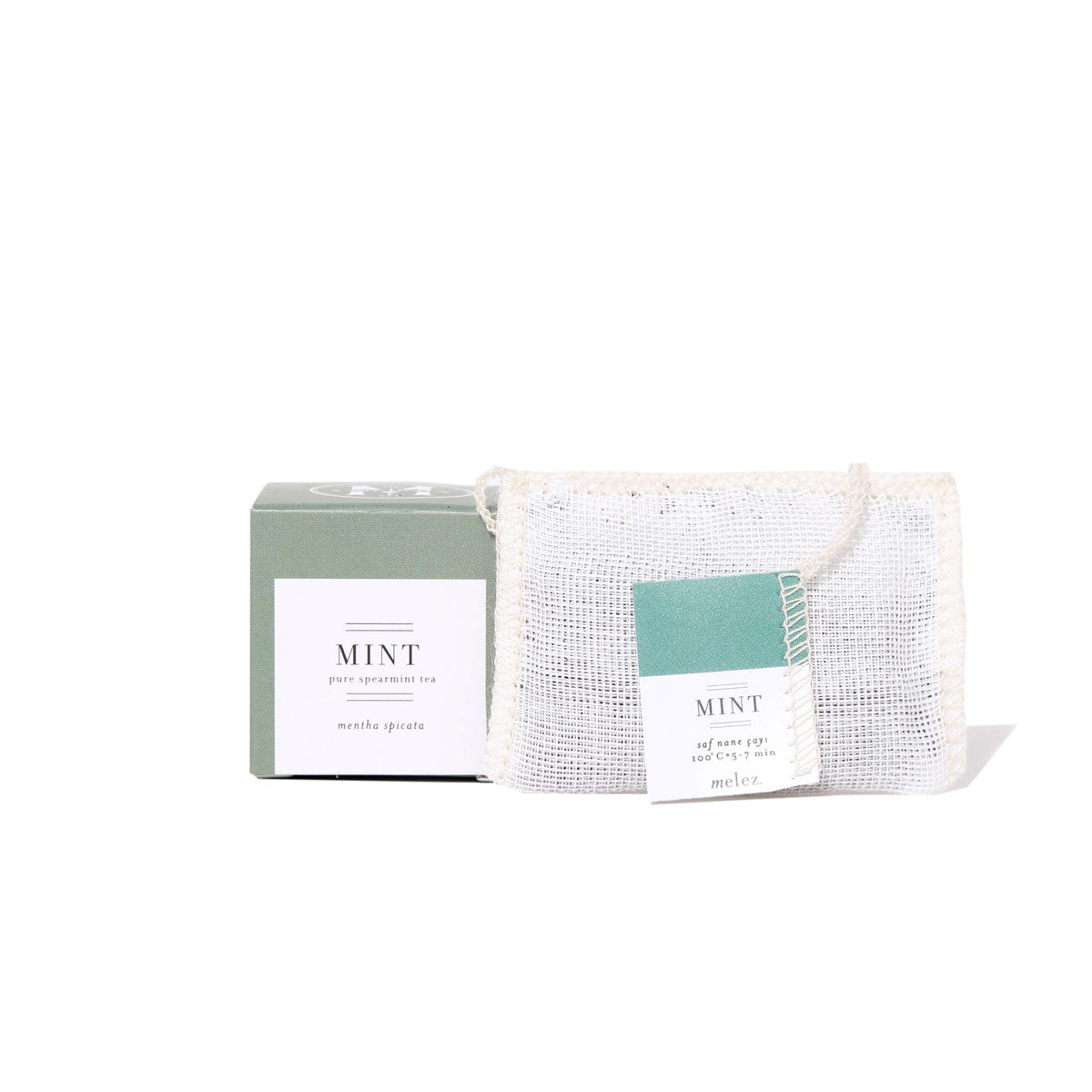 MINT SINGLE TEABAG BOX - SPEARMINT - 10 UNITS