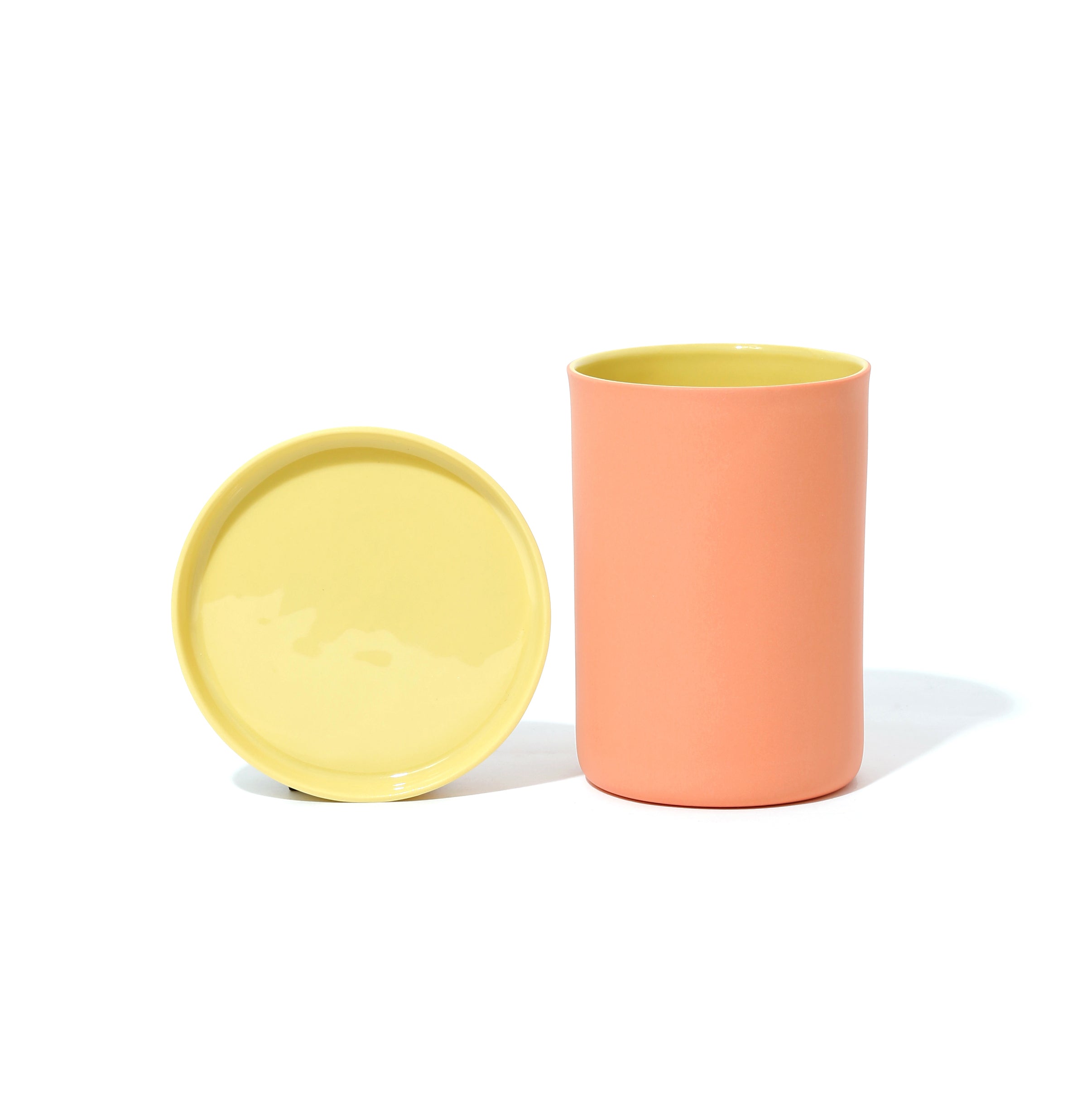 PORCELAIN CUP - SUNRISE / ORANGE