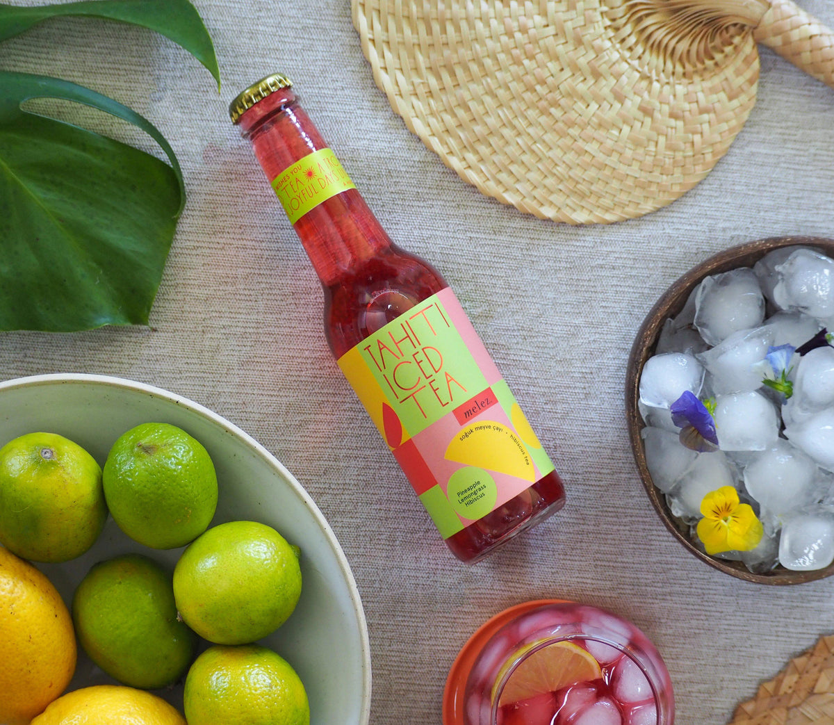 Tahiti Iced Tea 250ml Pack of 4| Hibiscus Iced Tea | Artisan Iced Tea ...