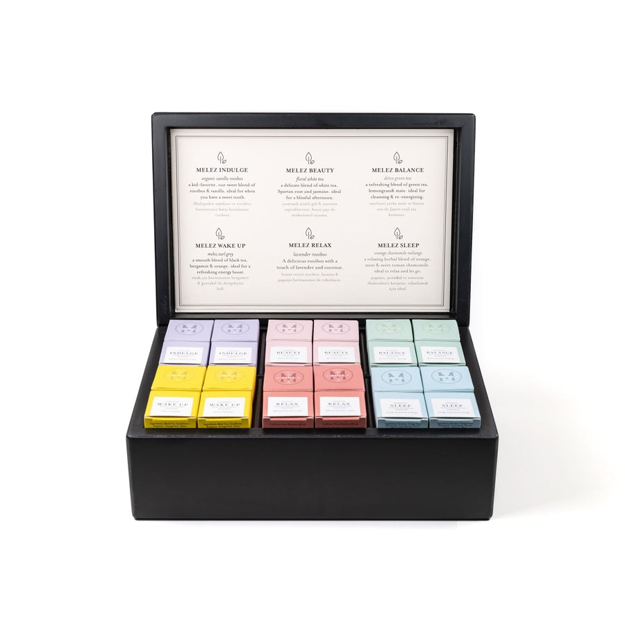 Melez Melez Teabag Wooden Chest Grand | Melez Tea