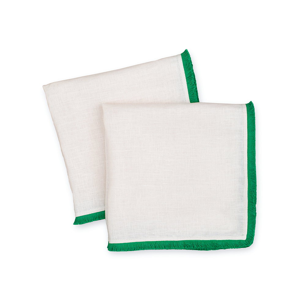 SIEDRES X MELEZ RUFFLED NAPKIN, SET OF 2